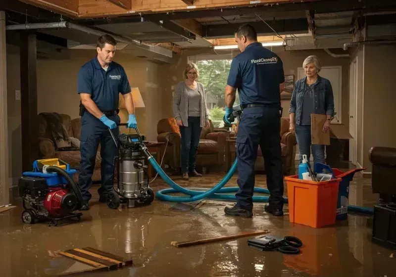 Basement Water Extraction and Removal Techniques process in New Chicago, IN